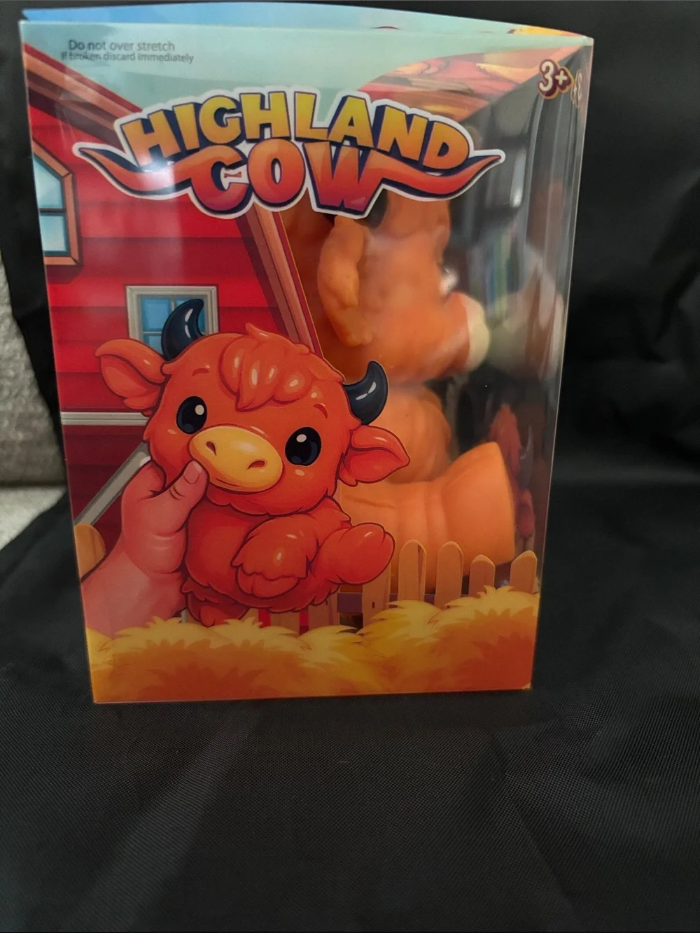 HIGHLAND COW Plush Toy - Orange - Cute Squeeze Figure